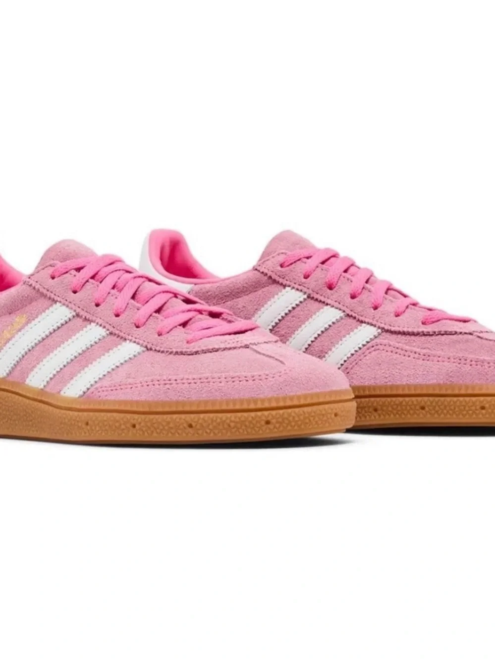 adidas Handball Spezial Lucid Pink White JI2654 Women New - Picture 1 of 5